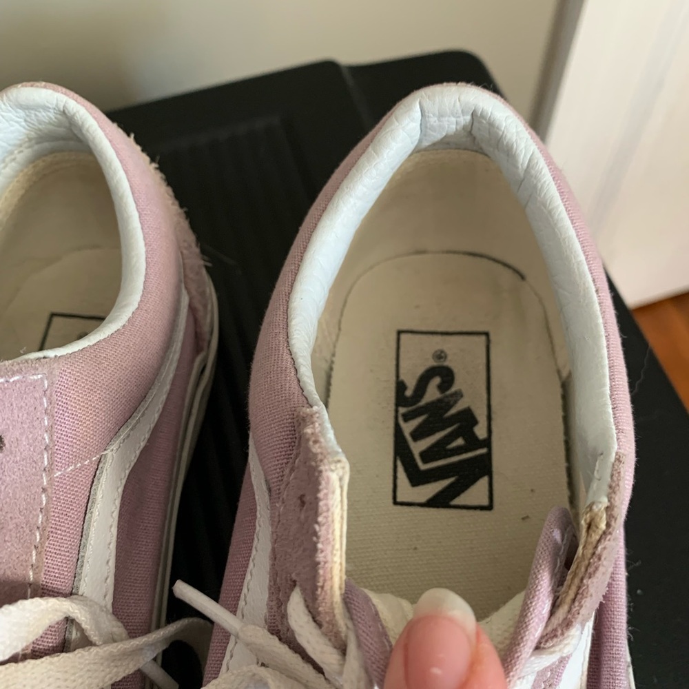 Vans Off the Wall purple and suede sneakers women’s size 6 - Picture 7 of 7